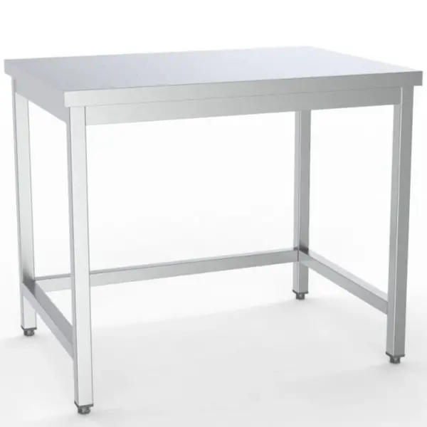 Werktafel | RVS | Diepte 700 | Hoogte 900 | Breedte 1400-2000 | Zelfmontage