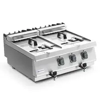 Mastro Friteuse | 700 LINE | Elektrisch | 10+10L | 100°C/185°C | 15kW (400V) | Aftapkranen | 800x730x300(h)mm 
