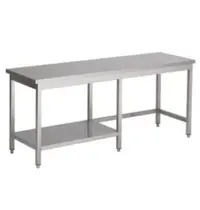 CombiSteel Werktafel | RVS | Half Bodemschap | Diepte 600 | Hoogte 900 | Breedte 1000-2900 | Zelfmontage 