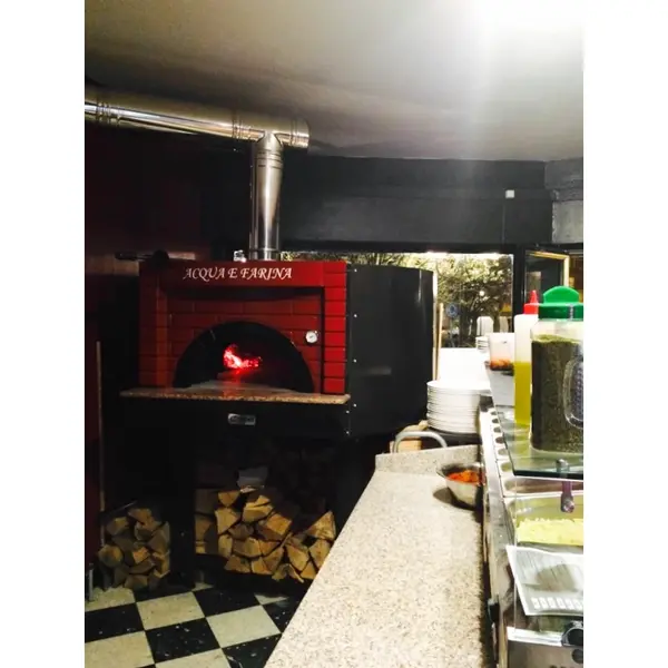Pizzaoven | SERIE DC | Hout | 7x Ø30cm | Incl. Onderstel | 1600x1850x1860(h)mm