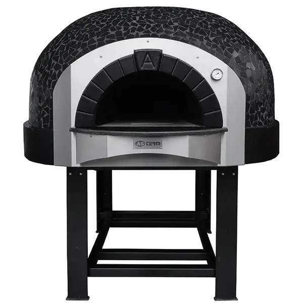 Pizzaoven | SERIE DK (MOSAIC) | Hout | 4x Ø30cm | Div. Kleuren/Designs | Incl. Onderstel | 1450x1670x2050(h)mm