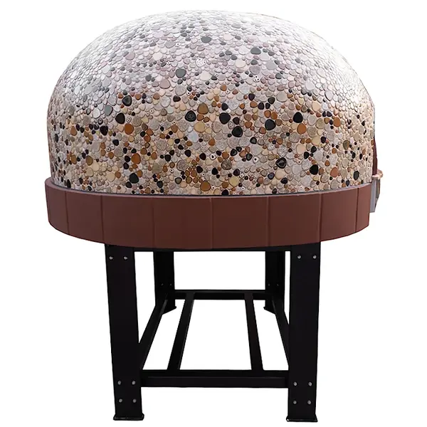 Pizzaoven | SERIE DK (MOSAIC) | Hout | 4x Ø30cm | Div. Kleuren/Designs | Incl. Onderstel | 1450x1670x2050(h)mm