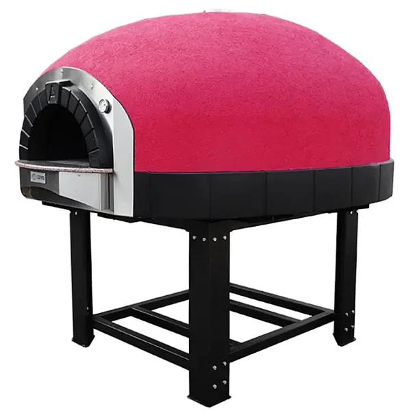 Pizzaoven | SERIE DK (SILICONE) | Hout | 10x Ø30cm | Div. Kleuren | Incl. Onderstel | 1910x2150x2050(h)mm
