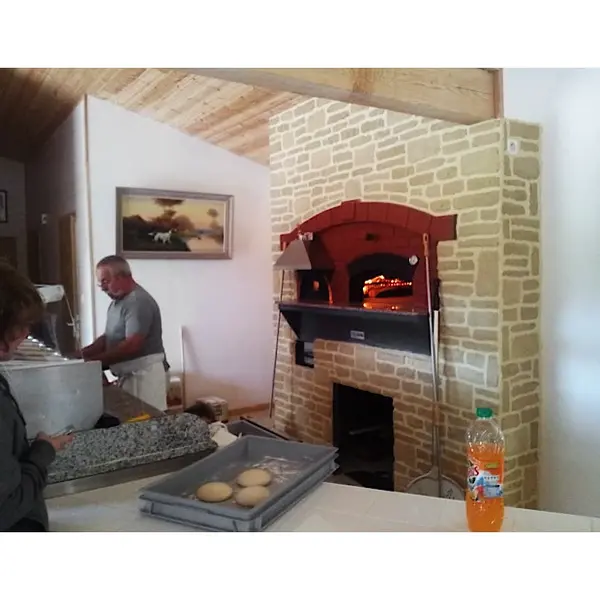 Pizzaoven | SERIE DV | Hout | 9x Ø30cm | Incl. Onderstel | 1900x2170x1880(h)mm