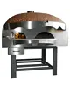 AS-TERM Pizzaoven | SERIE DVK | Hout | 9x Ø30cm | Div. Kleuren/Designs | Incl. Onderstel | 1960x2250x2050(h)mm 