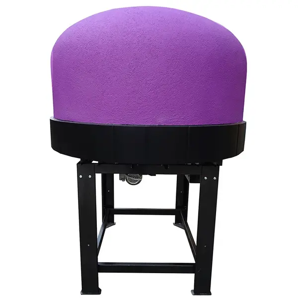 Roterende Pizzaoven | SERIE DRK (SILICONE) | Hout | 4x Ø30cm | 230V | Div. Kleuren | Incl. Onderstel | 1450x1520x1860(h)mm