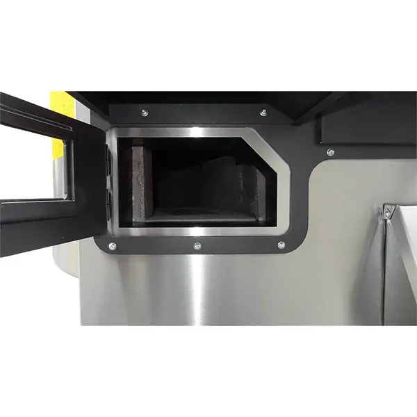 Roterende Pizzaoven | SERIE DRK (SILICONE) | Hout | 6x Ø30cm | 230V | Div. Kleuren | Incl. Onderstel | 1470x1700x2000(h)mm