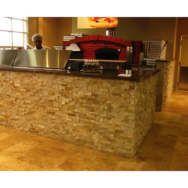 Roterende Pizzaoven | SERIE DR | Hout | 9x Ø30cm | 230V | Incl. Onderstel | 1900x2170x1880(h)mm
