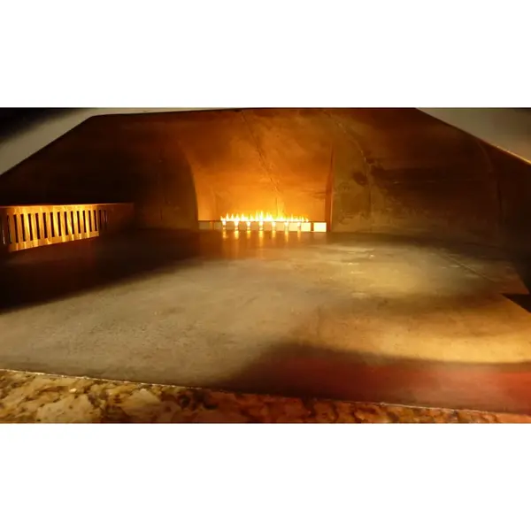 Pizzaoven | SERIE MIX-V | Gas/Hout | 9x Ø30cm | 26kW | 230V | Incl. Onderstel | 1900x2170x1880(h)mm