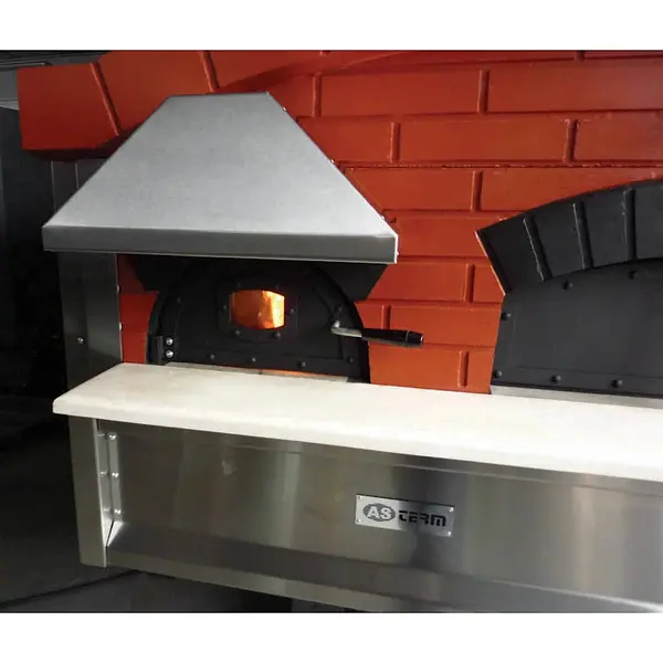 Roterende Pizzaoven | SERIE MIX-R | Gas/Hout | 9x Ø30cm | 26kW | 230V | Incl. Onderstel | 1900x2170x1880(h)mm