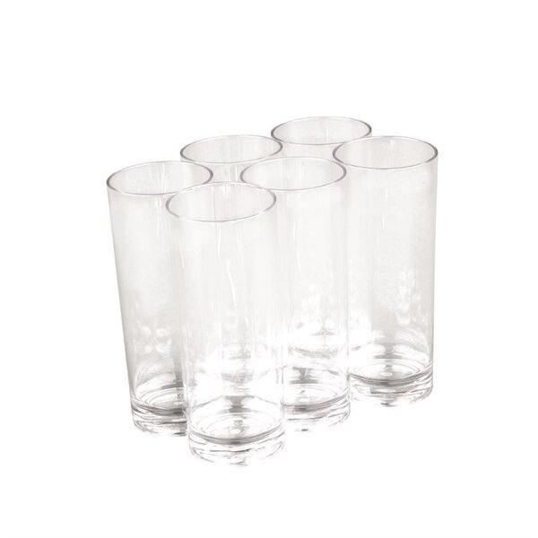 Longdrinkglazen | KRISTALLON | Kunststof | 36cl | Onbreekbaar | 6 Stuks | Ø65x160(h)mm