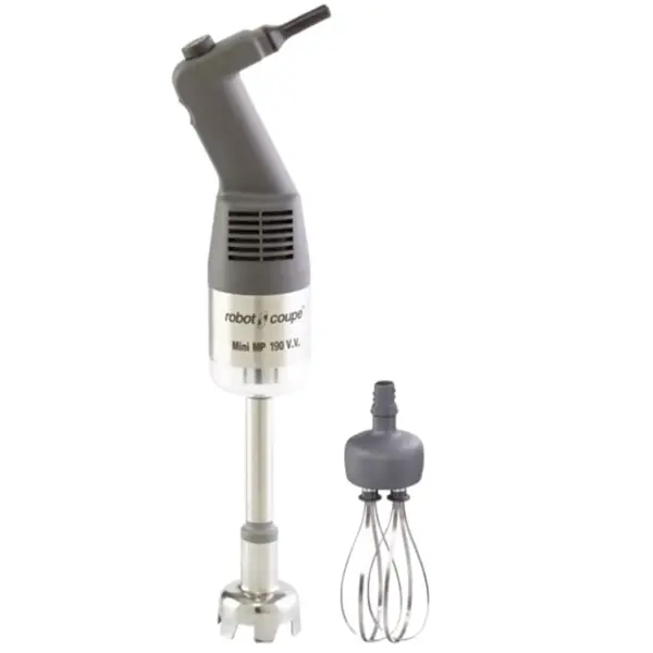 Staafmixerset | MINI | Incl. Garde + Ophangrek | Regelbare Snelheid (350-12.500RPM) | Staaflengte 190mm | 0.27kW (230V) | Ø78x550(h)mm