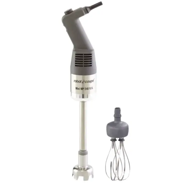 Staafmixerset | MINI | Incl. Garde + Ophangrek | Regelbare Snelheid (350-12.500RPM) | Staaflengte 240mm | 0.29kW (230V) | Ø78x550(h)mm