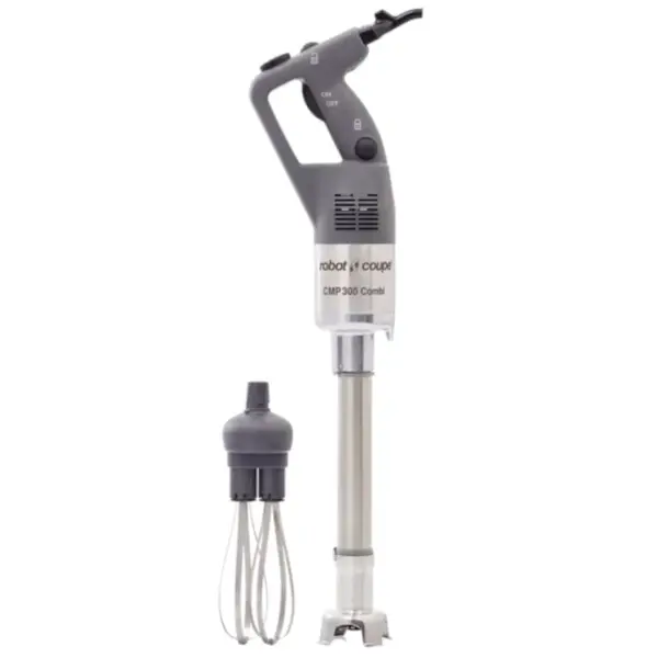 Staafmixerset | Incl. Garde + Ophangrek | Regelbare Snelheid (500-9.600RPM) | Staaflengte 300mm | Cap. 30L | 0.35kW (230V) | Ø125x700(h)mm