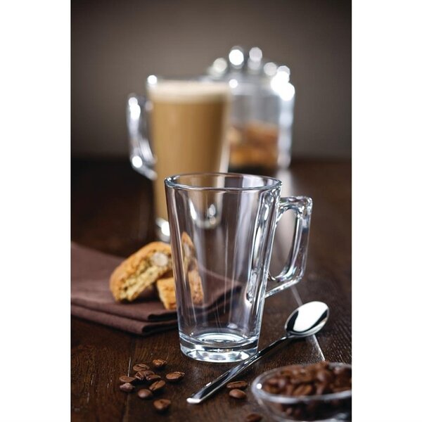 Latte-/Koffieglazen | Glas | 25cl | 12 Stuks | Ø75x110(h)mm