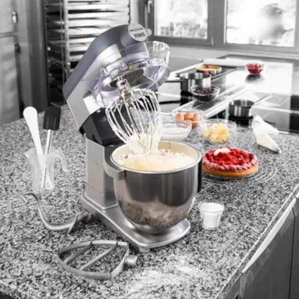 Deegmenger | Cap. 4kg/7.6L | 10 Snelheden | Kantelbare Kop | Afneembare Kom | 0.7kW (230V) | 320x465x405(h)mm