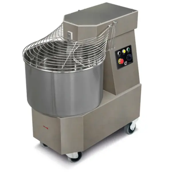 Deegmenger | VENERE | 25kg | 2 Snelheden | Vaste Kop + Kom | 1.1kW (400V) | Wielen (Geremd) | 420x710x740(h)mm
