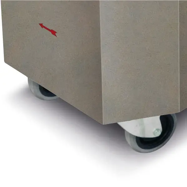 Deegmenger | VENERE | 25kg | 2 Snelheden | Vaste Kop + Kom | 1.1kW (400V) | Wielen (Geremd) | 420x710x740(h)mm