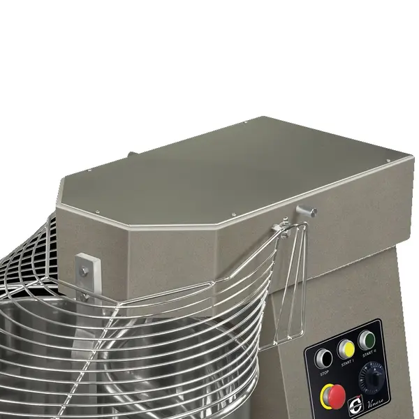 Deegmenger | VENERE | 25kg | 2 Snelheden | Vaste Kop + Kom | 1.1kW (400V) | Wielen (Geremd) | 420x710x740(h)mm