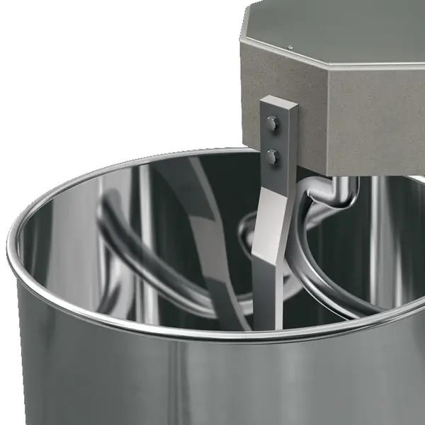 Deegmenger | VENERE | 25kg | 2 Snelheden | Vaste Kop + Kom | 1.1kW (400V) | Wielen (Geremd) | 420x710x740(h)mm