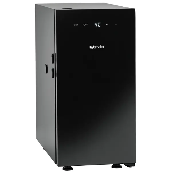 Melkkoeler | KV-SERIE | 9L | Zwart | 0°C/+8°C | Geforceerd | 225x450x455(h)mm