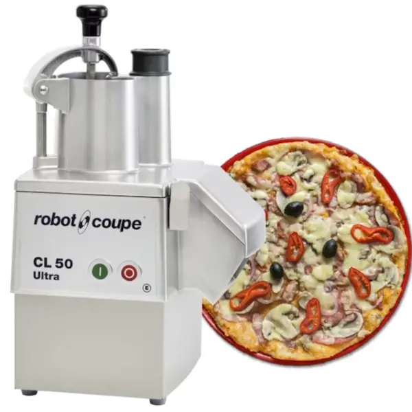 Groentesnijder | ULTRA PIZZA | Ø39-58/170x75mm | 150kg/u | 0.55kW (230V) | 380x305x595(h)mm