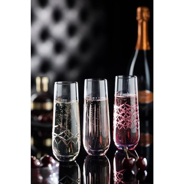 Champagneglazen | RAFFLES VINTAGE | Kristalglas | 30cl | 6 Stuks | 160(h)mm