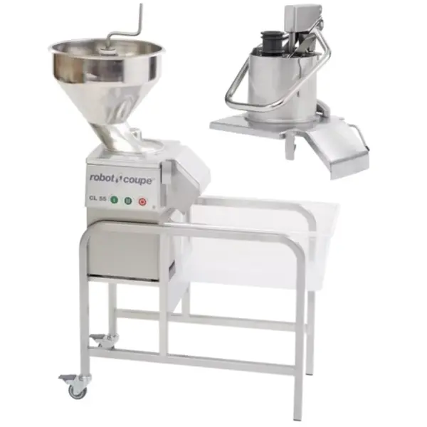 Groentesnijder | Automatische Invoer | 400kg/u | 1.1kW (400V) | 865x396x1270(h)mm