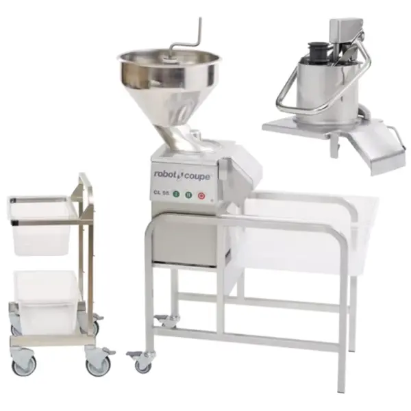 Groentesnijder | Automatische Invoer | 400kg/u | 1.1kW (400V) | 369x720x1200(h)mm