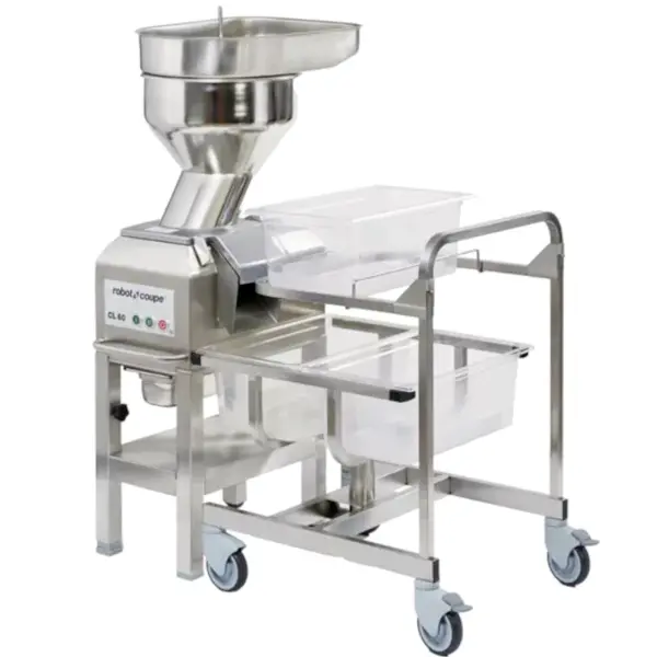 Groentesnijder | Automatische Invoer | 600kg/u | 1.5kW (400V) | 335x560x1300(h)mm