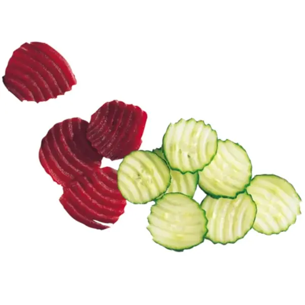 Schijfjesmes (Gegolfd) | EXPERT | Robot Coupe Groentesnijders ≥150kg/u  | Diverse Snijdiktes (2-5mm)