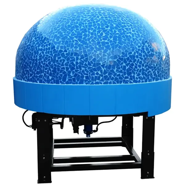 Roterende Pizzaoven | SERIE MIX-RK (MOSAIC) | Gas/Hout | 9x Ø30cm | 26kW | 230V | Div. Kleuren/Designs | Incl. Onderstel | 1960x2150x2050(h)mm