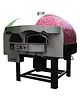 AS-TERM Roterende Pizzaoven | SERIE MIX-RK (MOSAIC) | Gas/Hout | 9x Ø30cm | 26kW | 230V | Div. Kleuren/Designs | Incl. Onderstel | 1960x2150x2050(h)mm 