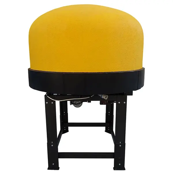 Roterende Pizzaoven | SERIE MIX-RK (SILICONE) | Gas/Hout | 9x Ø30cm | 26kW | 230V | Div. Kleuren | Incl. Onderstel | 1960x2150x2050(h)mm
