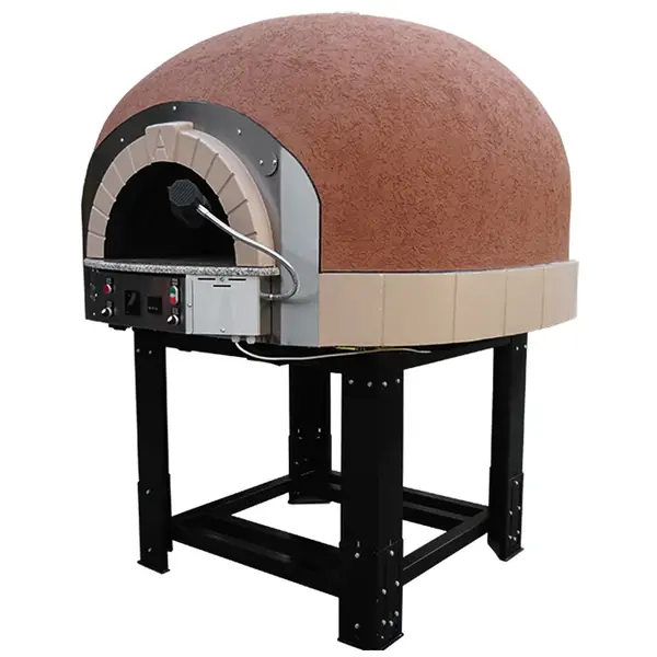 Pizzaoven | SERIE GK (SILICONE) | Gas | 4x Ø30cm | 22kW | 230V | Div. Kleuren | Incl. Onderstel | 1450x1670x2050(h)mm