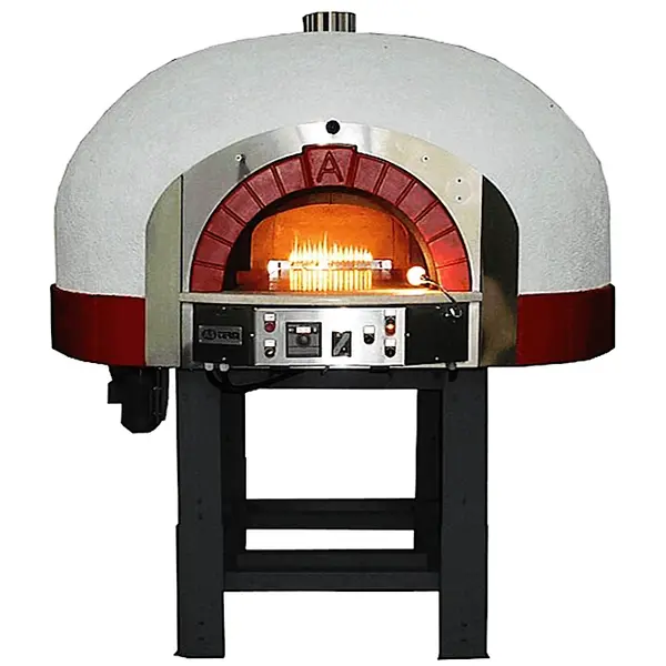 Pizzaoven | SERIE GK (SILICONE) | Gas | 4x Ø30cm | 22kW | 230V | Div. Kleuren | Incl. Onderstel | 1450x1670x2050(h)mm