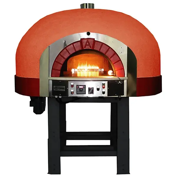 Pizzaoven | SERIE GK (SILICONE) | Gas | 7x Ø30cm | 26kW | 230V | Div. Kleuren | Incl. Onderstel | 1710x1900x2050(h)mm