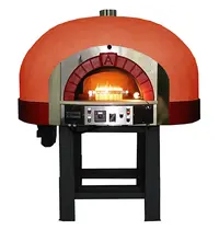 AS-TERM Pizzaoven | SERIE GK (SILICONE) | Gas | 10x Ø30cm | 30kW | 230V | Div. Kleuren | Incl. Onderstel | 1910x2150x2050(h)mm