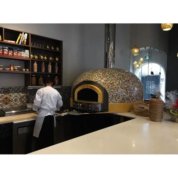 Roterende Pizzaoven | SERIE GRK (MOSAIC) | Gas | 4x Ø30cm | 22kW | 230V | Incl. Onderstel | 1450x1700x2050(h)mm