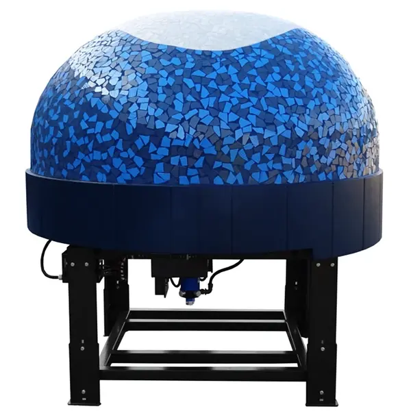 Roterende Pizzaoven | SERIE GRK (MOSAIC) | Gas | 4x Ø30cm | 22kW | 230V | Incl. Onderstel | 1450x1700x2050(h)mm