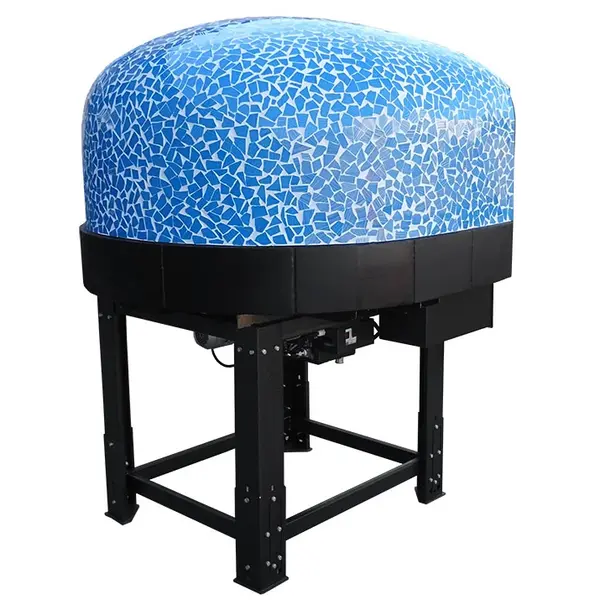 Roterende Pizzaoven | SERIE GRK (MOSAIC) | Gas | 8x Ø30cm | 26kW | 230V | Incl. Onderstel | 1710x1900x2050(h)mm