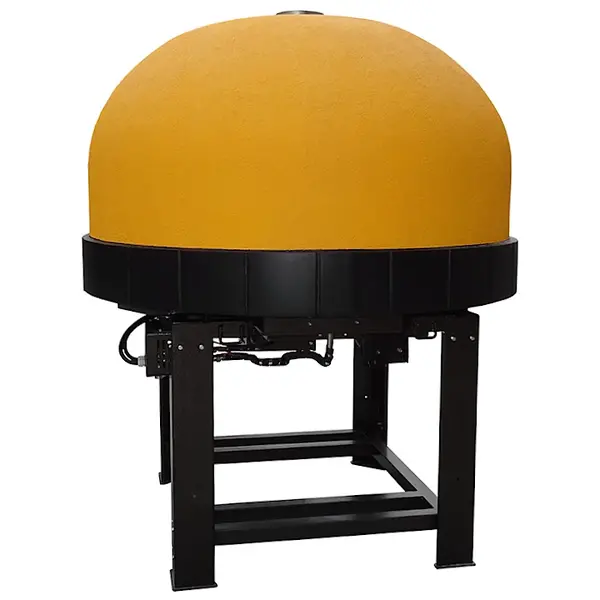 Roterende Pizzaoven | SERIE GRK (SILICONE) | Gas | 8x Ø30cm | 26kW | 230V | Incl. Onderstel | 1710x1900x2050(h)mm