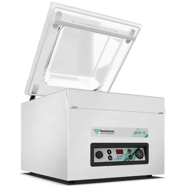 Vacumeermachine | JUMBO | Seallengte 420mm | Sealkamer 420x370x180mm | Sealtijd 20-40sec | 490x530x440(h)mm