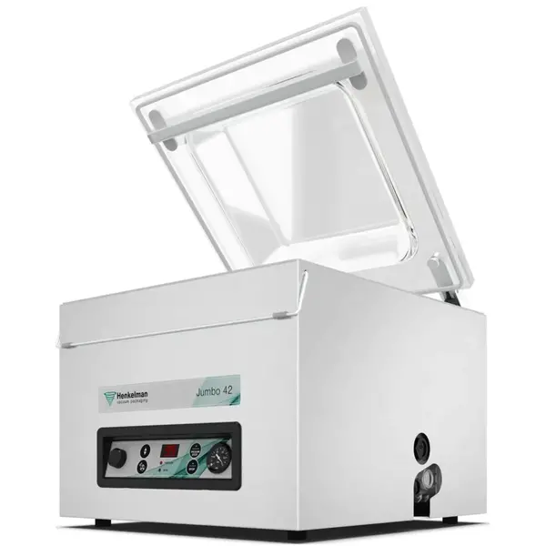 Vacumeermachine | JUMBO | Seallengte 420mm | Sealkamer 420x370x180mm | Sealtijd 20-40sec | 490x530x440(h)mm