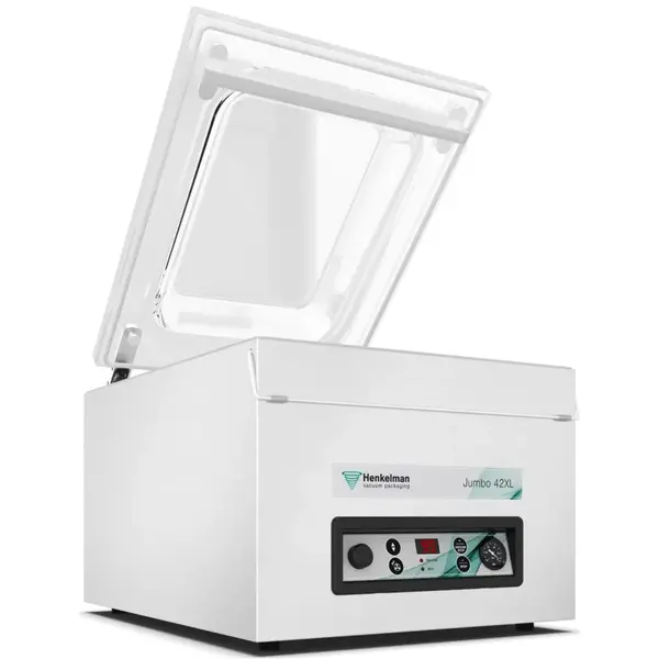 Vacumeermachine | JUMBO | Seallengte 420mm | Sealkamer 420x460x180mm | Sealtijd 20-40sec | 490x615x440(h)mm