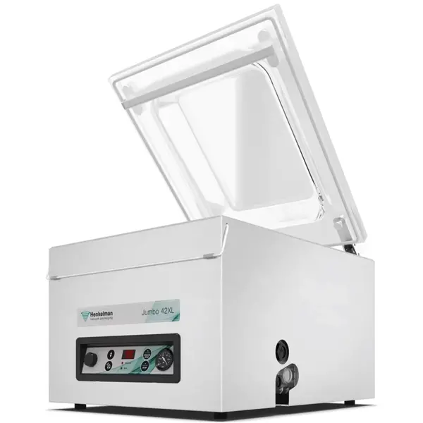 Vacumeermachine | JUMBO | Seallengte 420mm | Sealkamer 420x460x180mm | Sealtijd 20-40sec | 490x615x440(h)mm