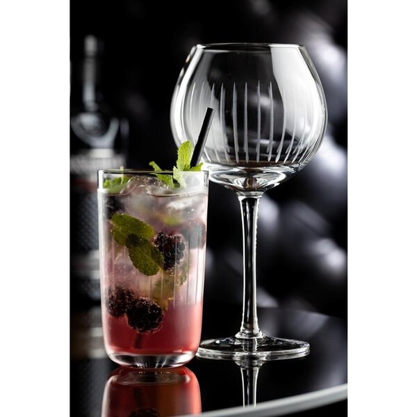 Longdrinkglazen | RAFFLES LINES | Kristalglas | 42cl | 6 Stuks