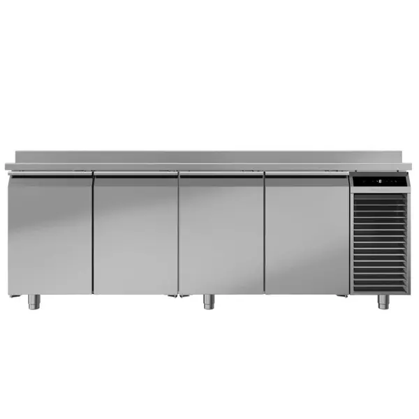 Vrieswerkbank | PERFORMANCE | 599L | 4 Deuren (1/1 GN) | -10°C/-20°C | Geforceerd | Temperatuuralarm | Achteropstand | 2260x700x950(h)mm