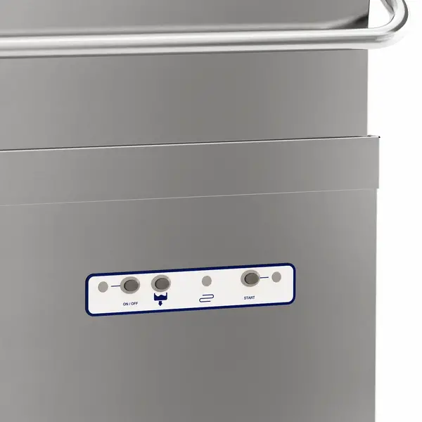 Doorschuifvaatwasser | EASY | Mand 500x500 | Afvoerpomp | Zeeppomp | Naglanspomp | 400V | 660x760x1516/1946(h)mm