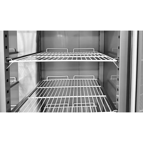 Vrieskast | 1200L | RVS | -10°C/-20°C | Geforceerd | Wielen (Geremd) | 1480x730x1990(h)mm